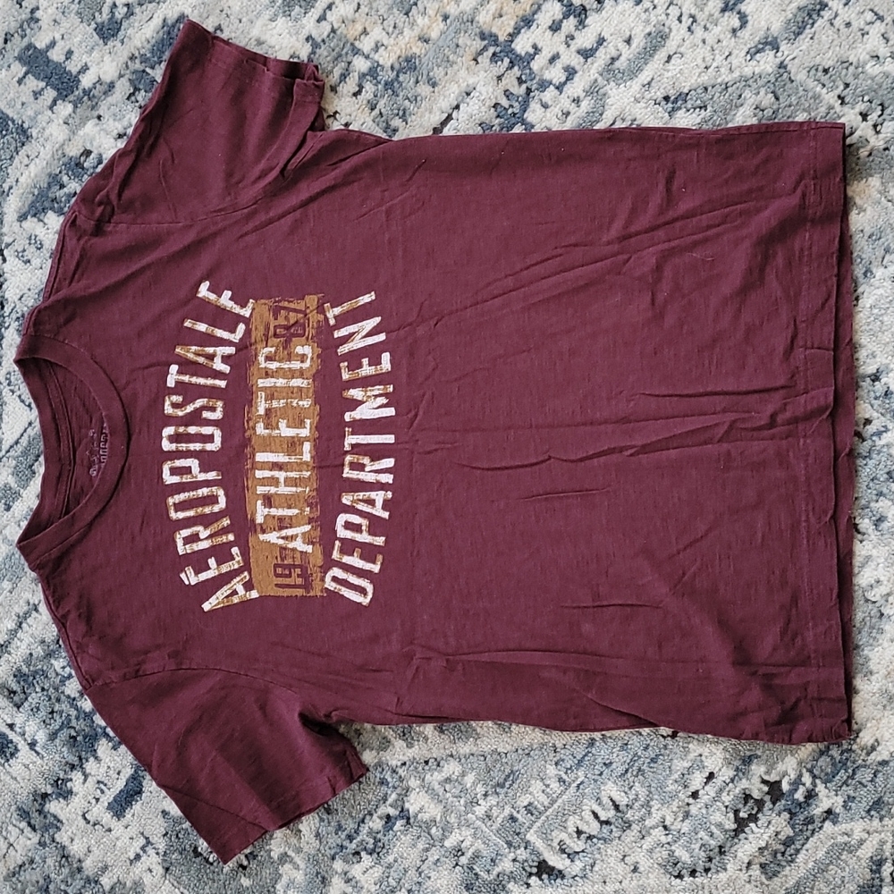 Aeropostale mens size large tshirt. Wine color, true to size. Great condition.